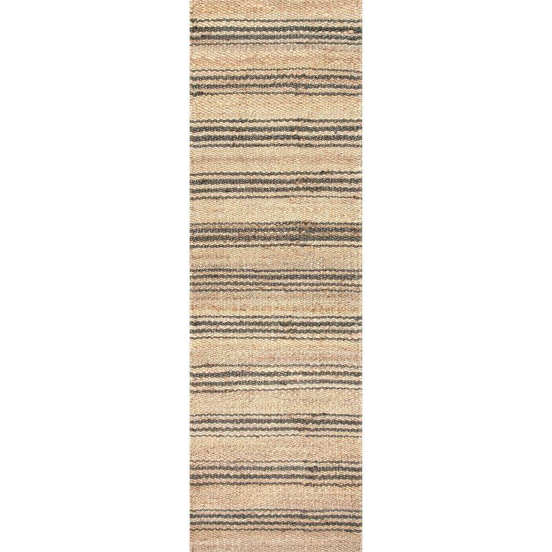 Lauren Liess x Rugs USA Lauren Liess x Rugs USA Natural Sycamore Striped Jute Area Rug