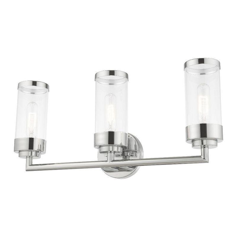 Livex Lighting Hillcrest 3 - Light Vanity in  Polished Chrome