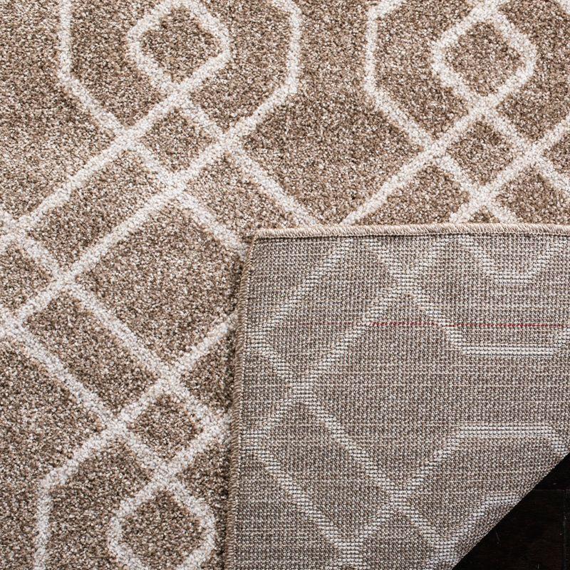 Amherst AMT407 Power Loomed Area Rug - Wheat/Beige - 4'x6' - Safavieh.