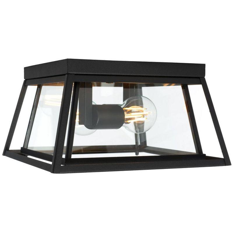 Rydler Black 1 - Bulb Outdoor Flush Mount