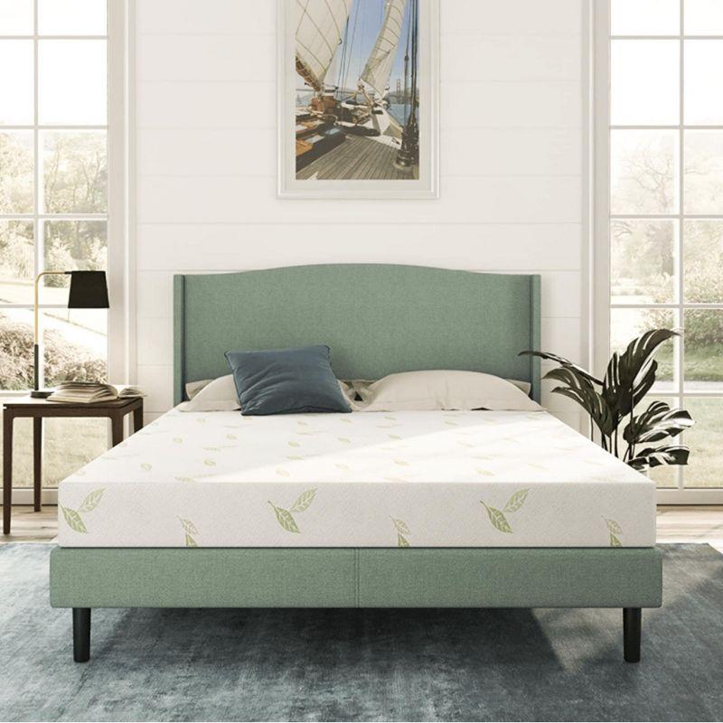Nap Queen Anula, Green Tea Infused Medium Firm Memory Foam Mattress