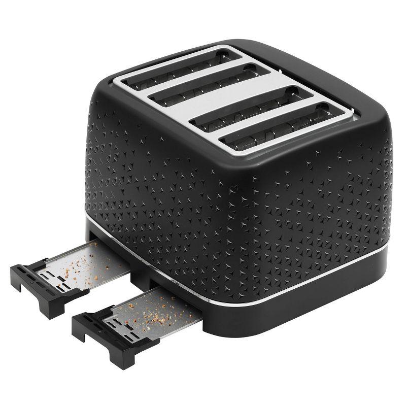 HADEN Starbeck Black 4-Slice Toaster