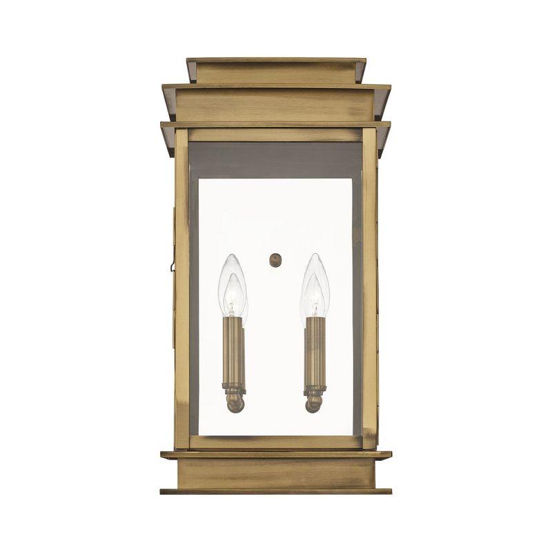Livex Lighting Princeton 2 - Light Wall Light in  Antique Brass
