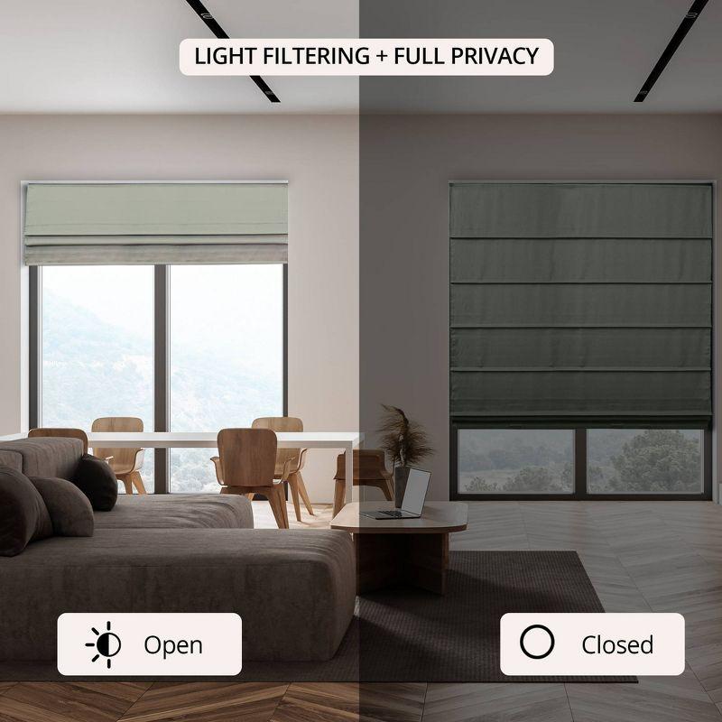 Chicology Light Filtering Roman Shade