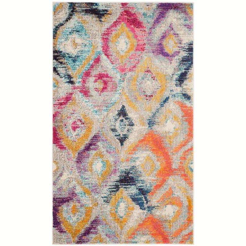 Monaco MNC242 Power Loomed Indoor Accent Rug - Multi - 3'x5' - Safavieh.