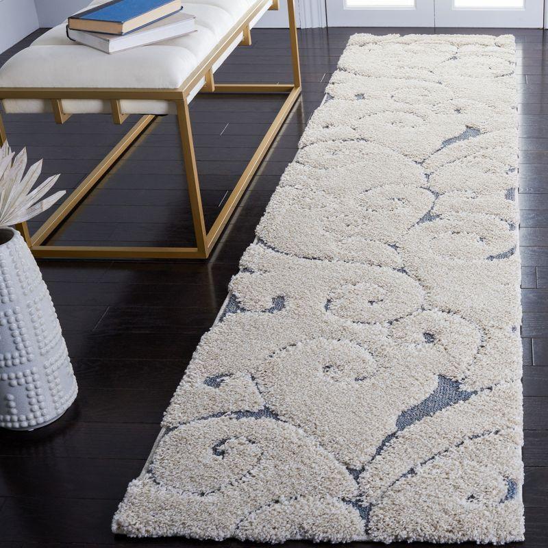 Florida Shag SG455 Power Loomed Area Rug  - Safavieh