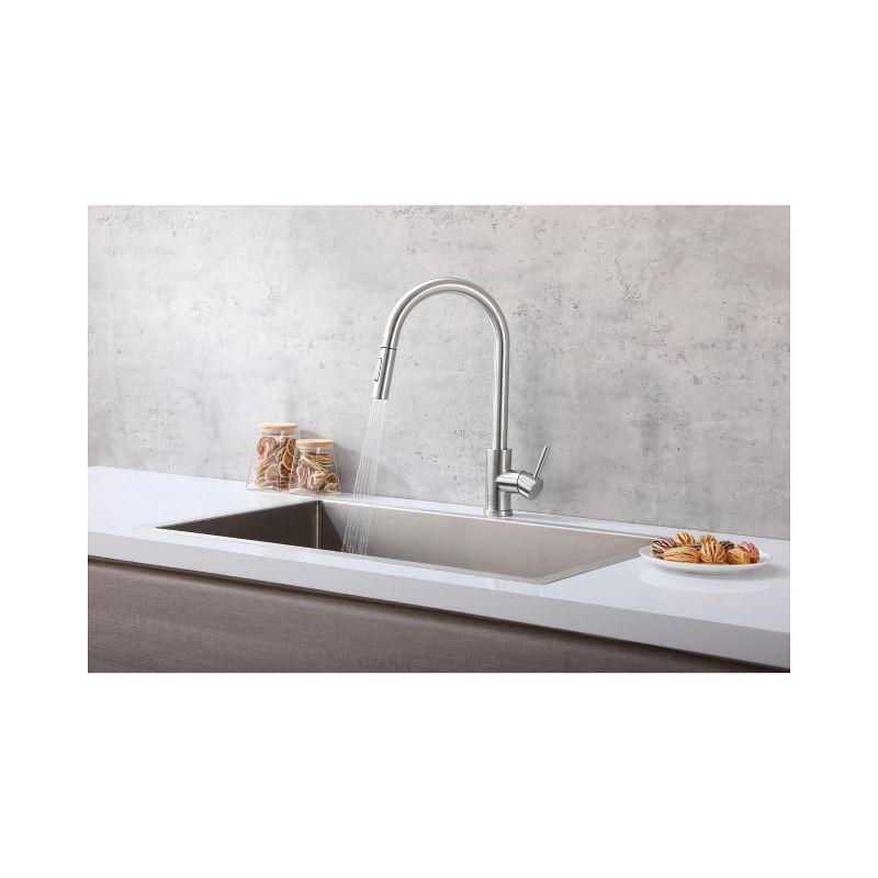 Elegant Lighting Luca Pull Down Spray Touch Kitchen Faucet