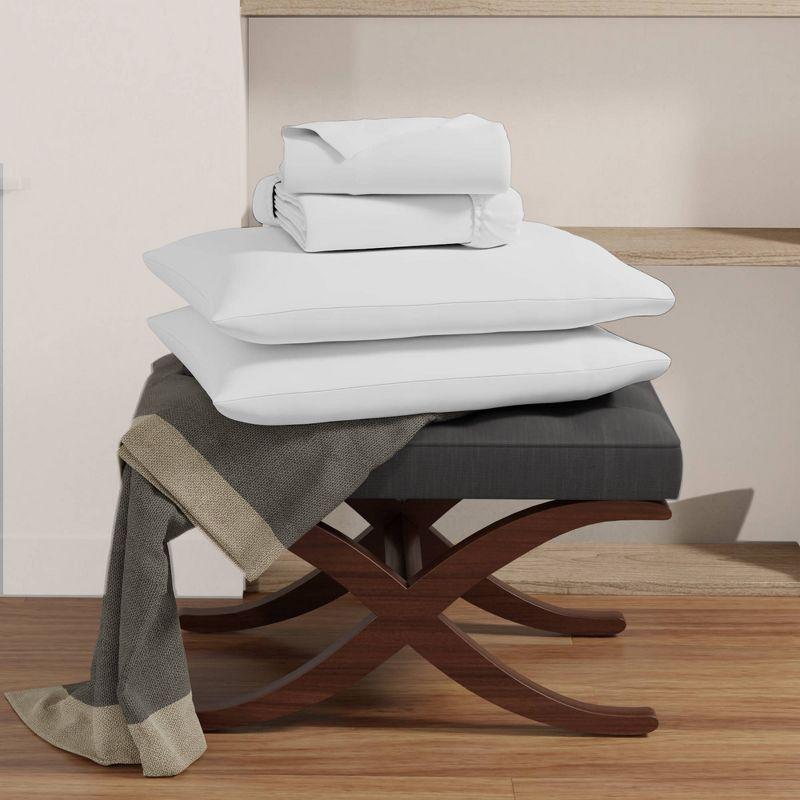 300 Thread Count Organic Cotton Brushed Percale Sheet Set - Purity Home