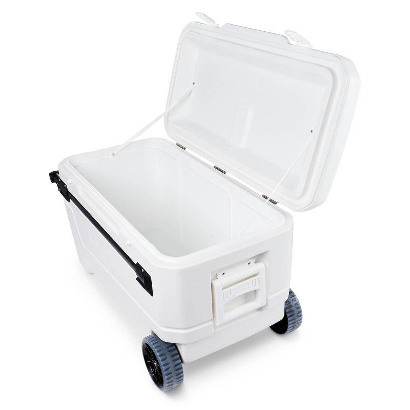 Igloo Glide Pro Hard Sided 110qt Portable Cooler - White