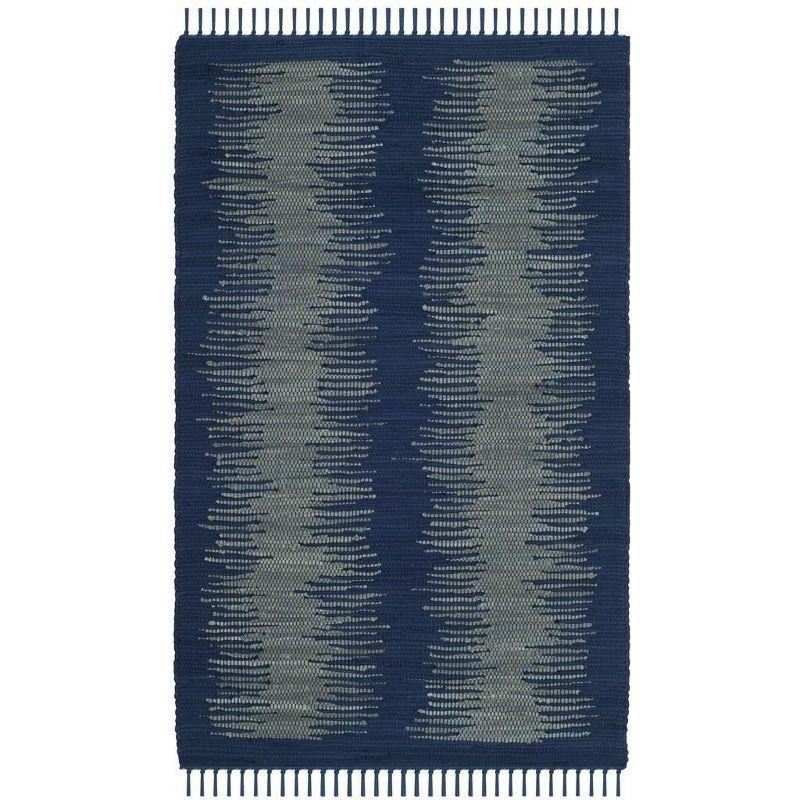 Montauk MTK718 Hand Woven Indoor Accent Rug - Navy - 3'x5' - Safavieh.