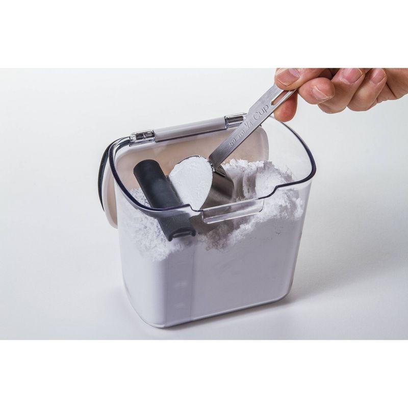 Prepworks 1.4qt Powdered Sugar ProKeeper: Airtight BPA-Free Powder Storage Container, Dishwasher-Safe, Includes Shaker