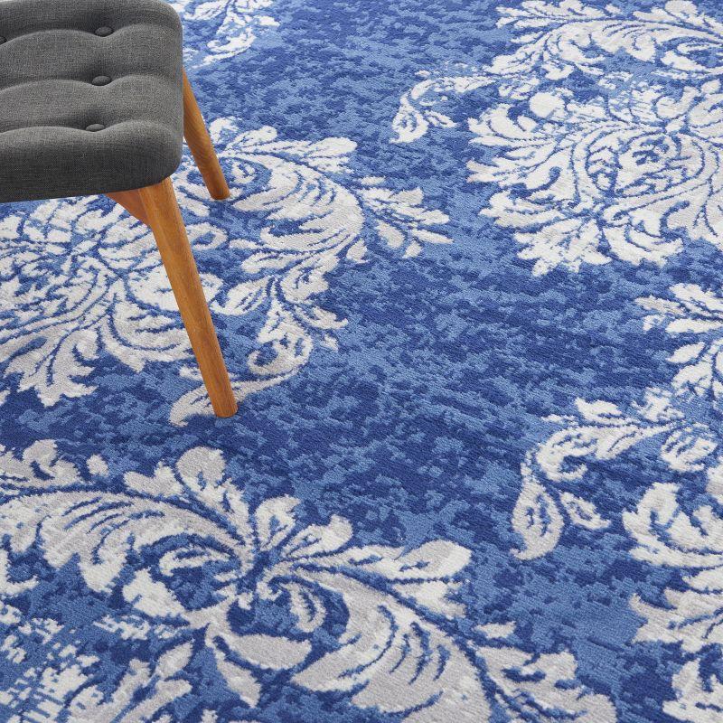 Nourison Whimsicle WHS11 Indoor only Area Rug - Navy Ivory 8' x 10'