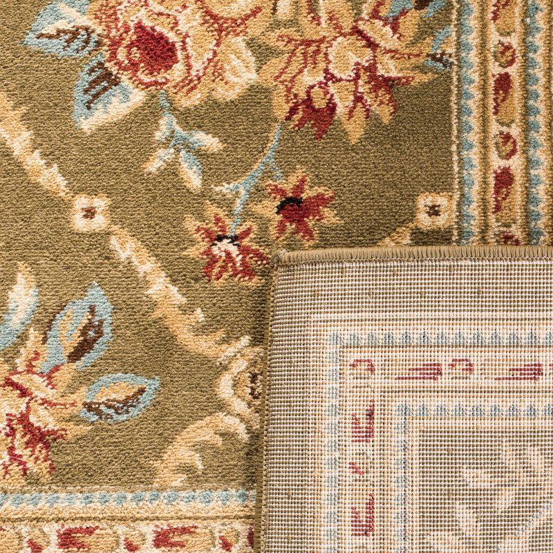 Lyndhurst LNH556 Power Loomed Area Rug - Green/Green - 5'3"x7'6" - Safavieh.