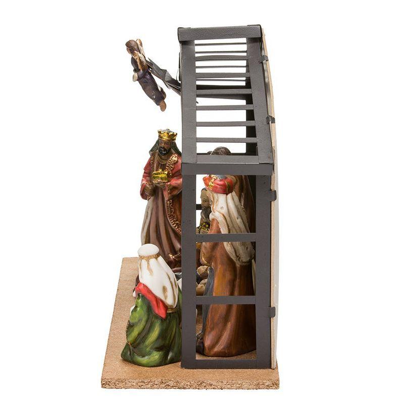 Kurt Adler 3.5-5" Porcelain 10-Piece, Nativity Set