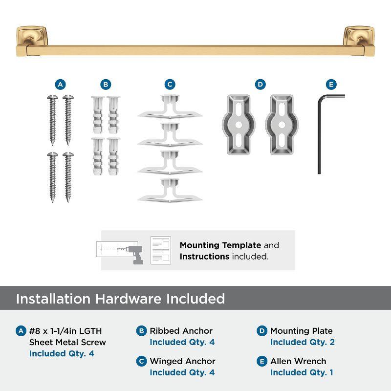 Stature 26.25" Wall Mounted Towel Bar