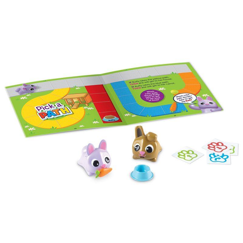 Learning Resources Coding Critters Pair a Pets Bunnies Fluffy & Buffy, Early STEM Coding Toy, Interactive Pet, Ages 4+