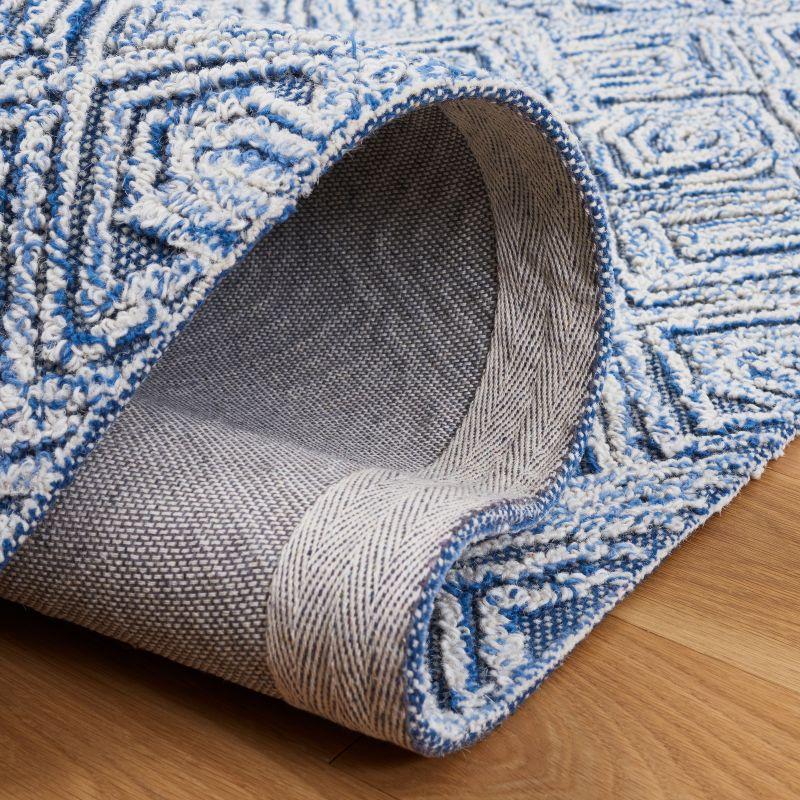 Textural TXT201 Hand Tufted Area Rug - Blue/Ivory - 5'x8' - Safavieh.