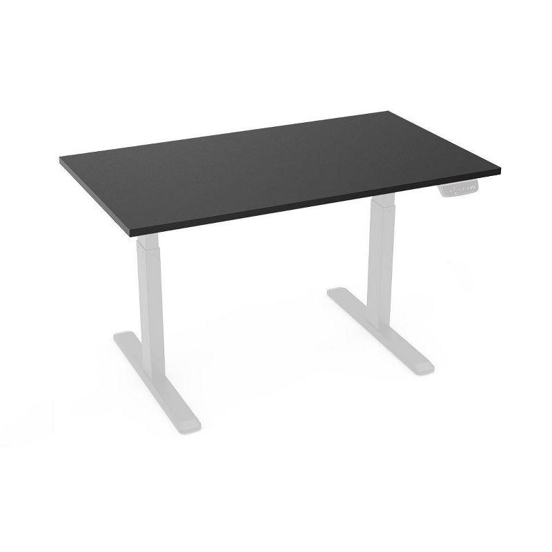 Monoprice Table Top for Sit-Stand Height Adjustable Desk Frame, 4ft, Black, Enough Room for PC or Laptop, Monitors, Keyboard - Workstream Collection