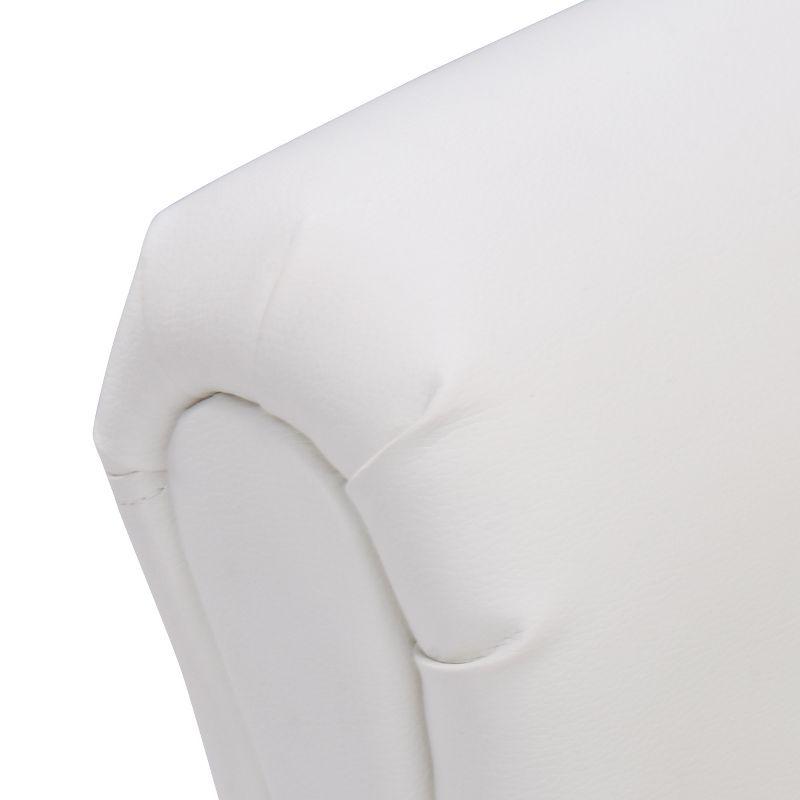 Tangkula Kids Sofa Upholstered Lounge Children Couch Ottoman w/ Armrest White