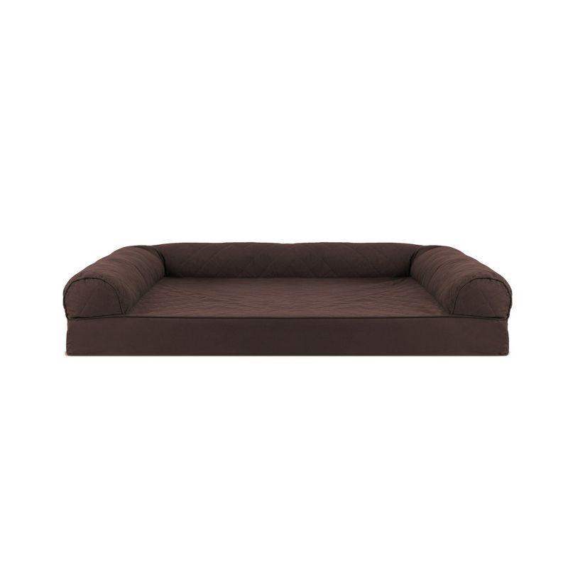 Jumbo Coffee Orthopedic Outdoor Pet Sofa Bed