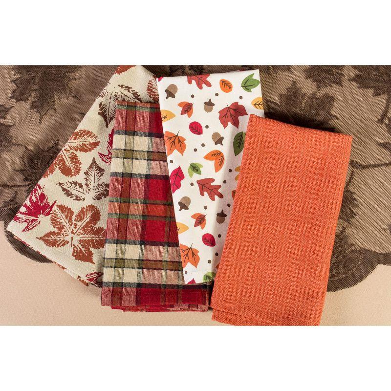 Design Imports Rustic Leaves Napkin (Set Of 6)