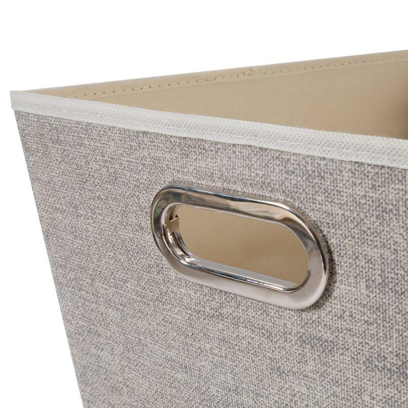 Simplify Large Grommet Storage Bin Brown