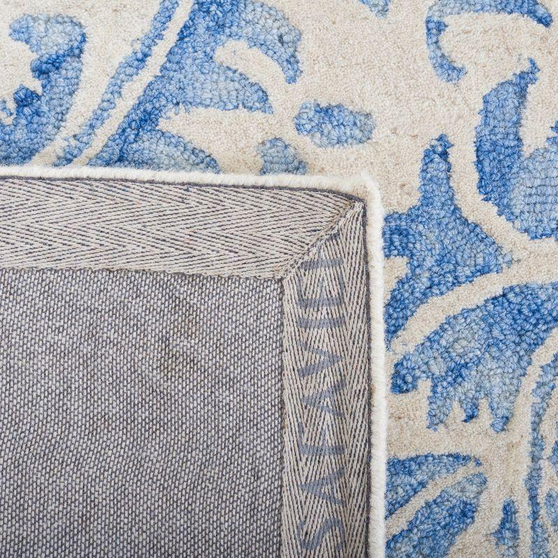 Dip Dye DDY212 Hand Tufted Area Rug - Blue/Ivory - 8'x10' - Safavieh.