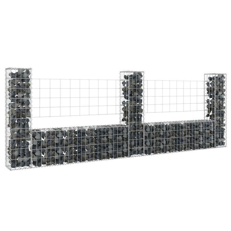 VidaXL Silver Metal Fence Panel