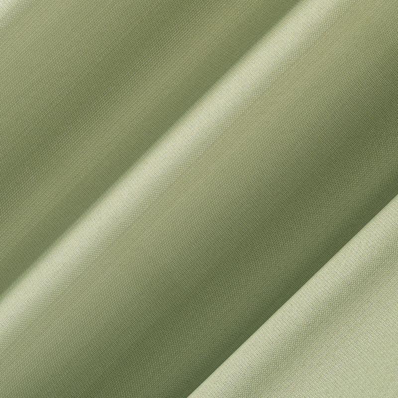 Sage Green Light-Filtering Polyester Grommet Curtain Panel, 40"x63"