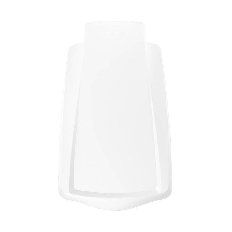 Simplehuman 10 Liter / 2.6 Gallon Compact Slim Bathroom or Office Step Trash Can, Black Plastic