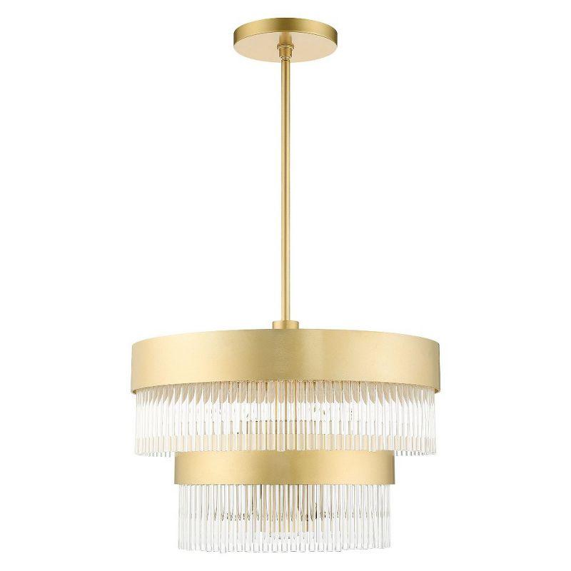 Livex Lighting Norwich 4 - Light Chandelier in  Soft Gold