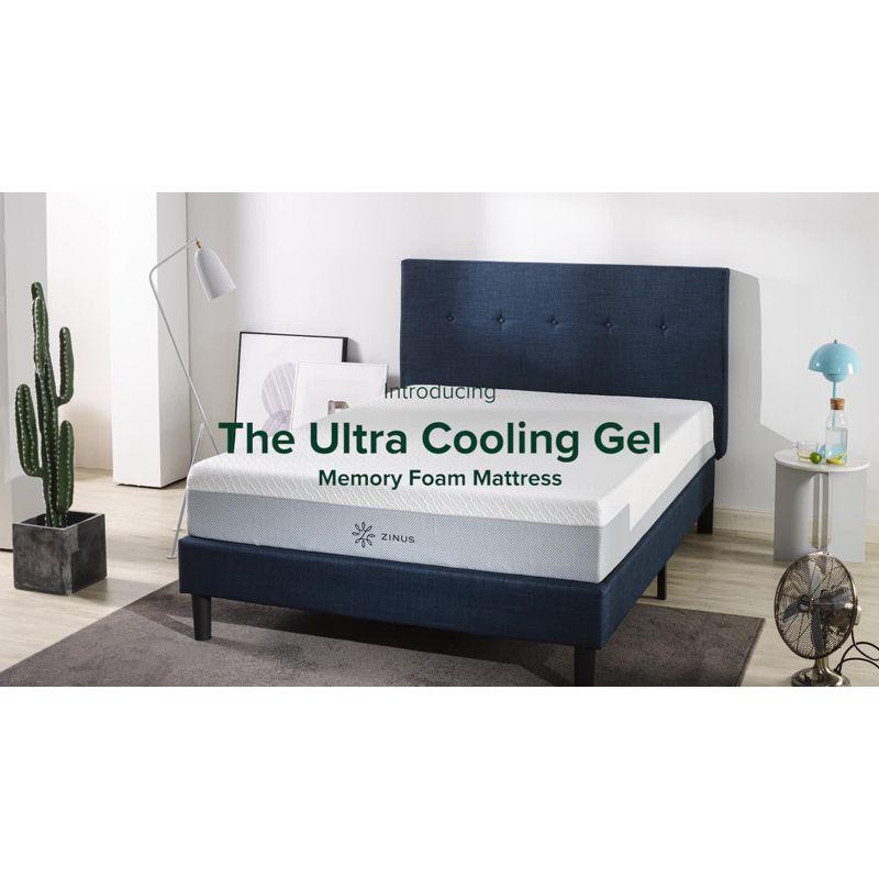 Zinus 12" Ultra Cooling Gel Memory Foam Mattress - Twin