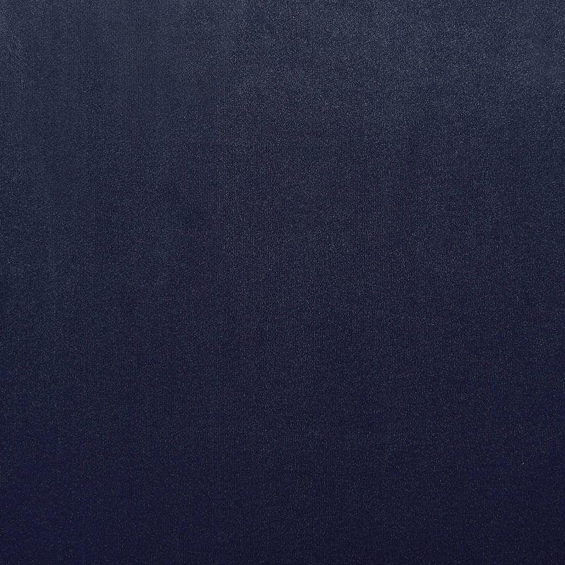 Set of 2 (96"x54") Velvet Back Tab Light Filtering Window Curtain Panels Navy - Exclusive Home: Polyester, OEKO-TEX Certified
