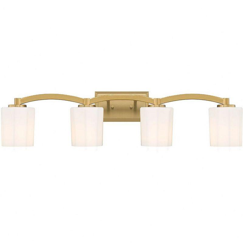 Savoy House Whitney 4 - Light Vanity in  Warm Brass