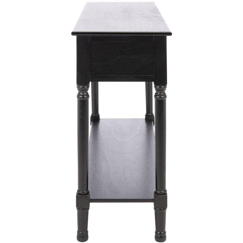 Landers 3 Drawer Console Table - CNS5711B - Black - Safavieh