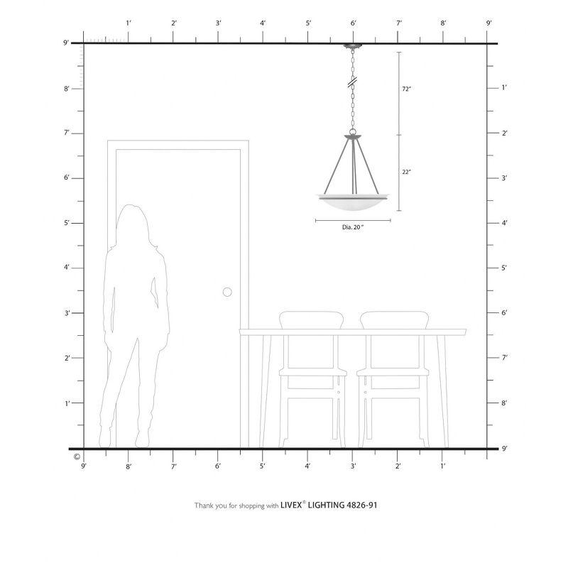 Newburgh 3 - Light Bowl Pendant