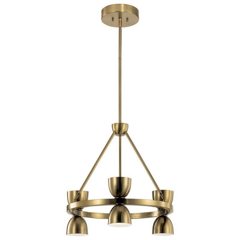 Kichler Lighting Baland 6 - Light Chandelier in  Brushed Natural Brass