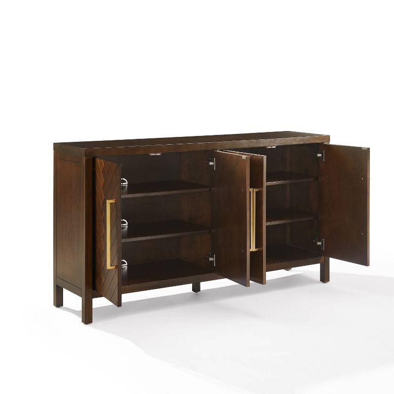 Darcy Sideboard Dark Brown - Crosley