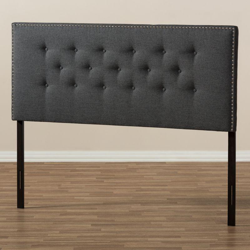 Windsor Modern And Contemporary Fabric Headboard - Baxton Studio