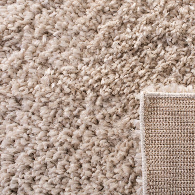 August Shag AUG200 Power Loomed Indoor Runner Rug - Beige - 2'x11' - Safavieh