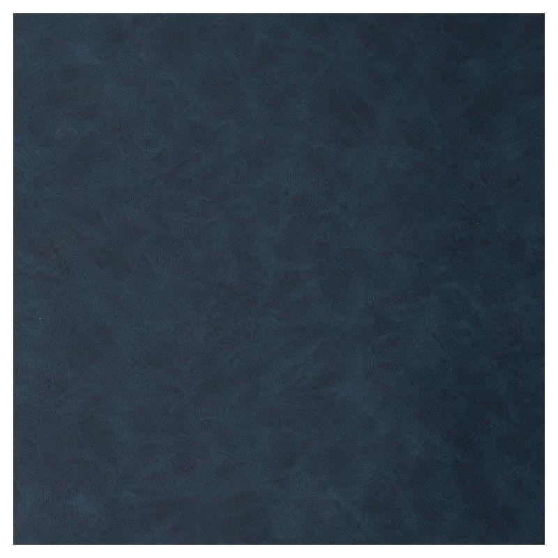 Set of 2 26" Outlaw Industrial Counter Height Barstool Blue - Lumisource: Faux Leather, Metal Legs, Footrest