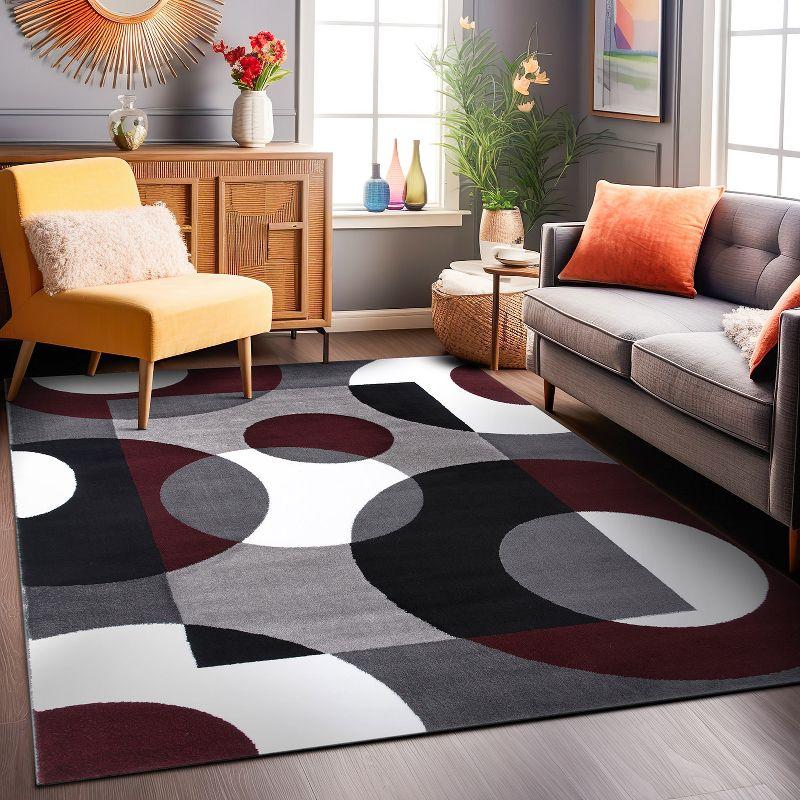 World Rug Gallery Modern Geometric Area Rug