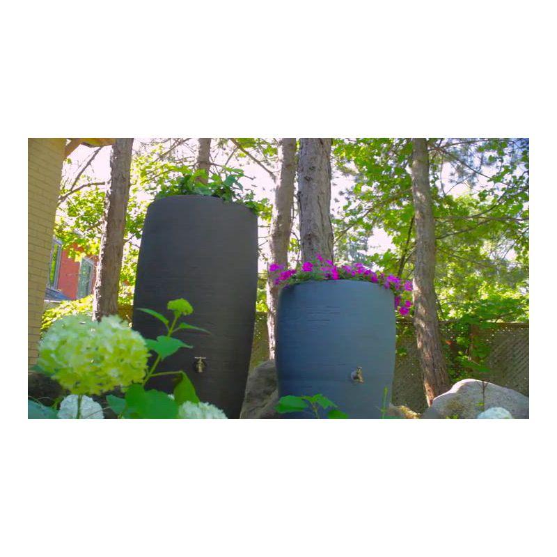 Algreen Athena Plastic Rain Water Collection Drum Barrel