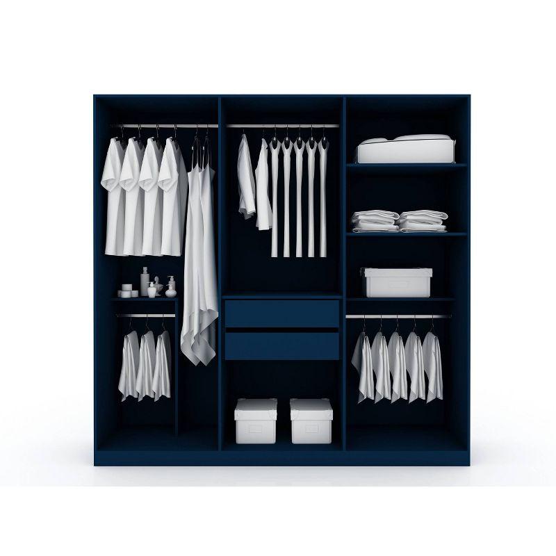 Gramercy Wardrobe Armoire Closet  - Manhattan Comfort