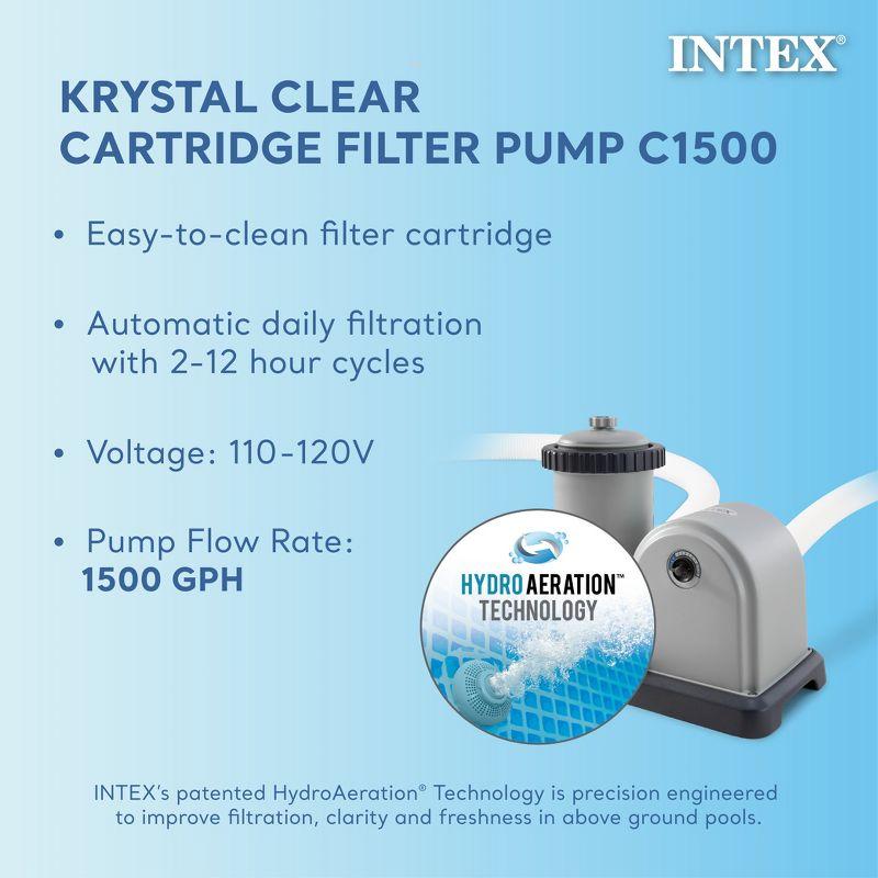 Intex Intex Easy Set Inflatable Kid Swimming Pool with Filter Pump