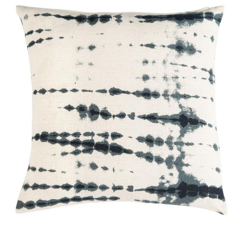 Abstract Cotton Throw Pillow