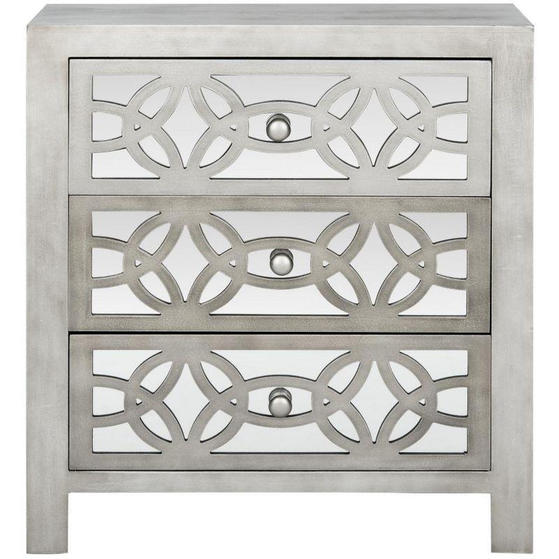 Tasha 3 Drawer Chest - AMH1505 - Grey - Safavieh Couture