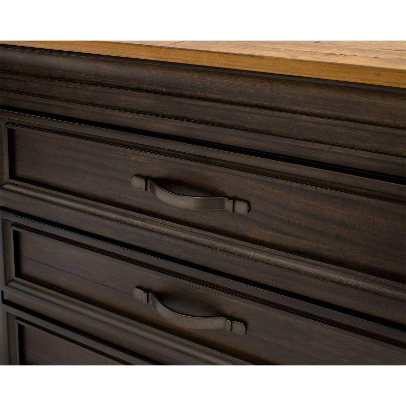 Sonoma Brown 2-Drawer Lockable Lateral File Cabinet