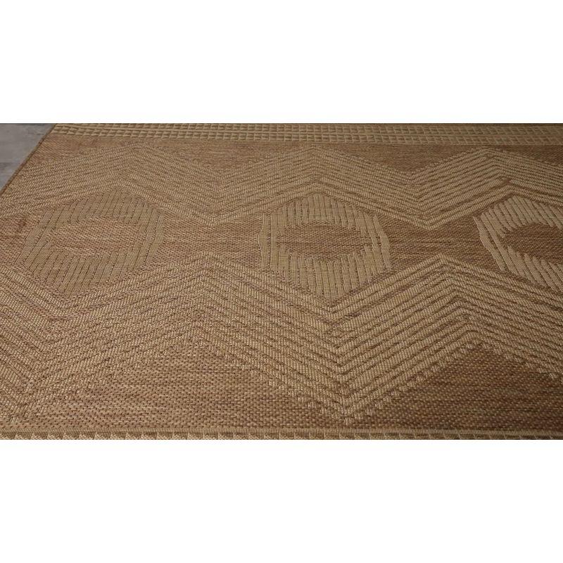 nuLOOM 2' x 3' Outdoor Geometric Area Rug, Stain Resistant, Weather Resistant, High Traffic, Patio, Balcony, Outside, Ranya Light Grey