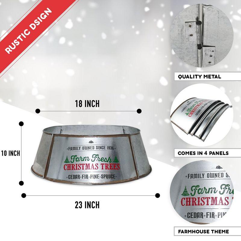 Ornativity Metal Christmas Tree Collar - 18"
